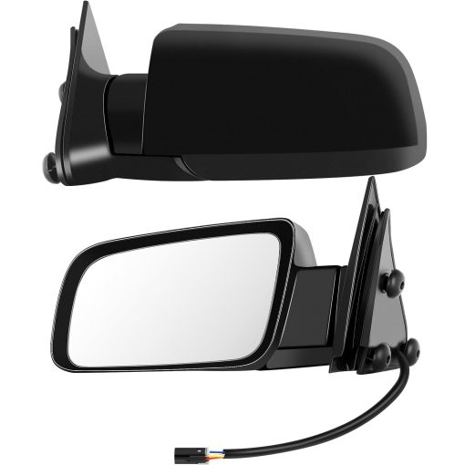 Espejos retrovisores laterales SCITOO para Chevy Blazer 1992 1993 1994, Pickup Truck 1988-1999, Suburban 1992-1999, Control de potencia, Plegado manual, Exteriores GM1320122 GM1321122
