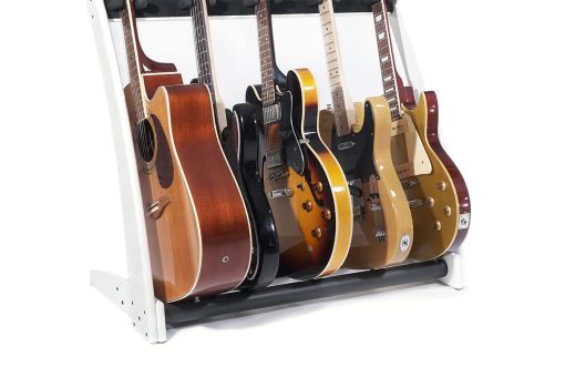 Ruach GR-2 Curve Soporte de guitarra 5 vias personalizable para guitarras y estuches - Blanco