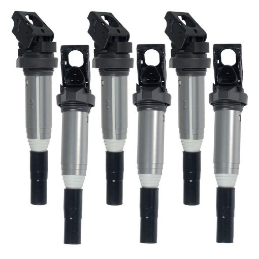 Conjunto de 6 Bobinas de Encendido de Repuesto para BMW 320i 323i 325Ci 325i 325xi 328i 328xi 330Ci 330i 330xi 335i 335is 335xi X5 525i 525xi 528i 528xi 530i 530xi 535i 535xi X3 435i X1 Rolls-Royce