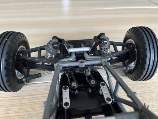 SH816-6 Brazo oscilante de balancin metalico Palanca de balanceo de brazo de entrenamiento barra de estornudos Aleacion de aluminio Juego de brazos traseros para buggy todo terreno a escala 1/10 de Tamiya Tamiya 58719 Chasis BB01 BBX BB-01 Brazos de refuerzo de suspension trasera de coche RC - Imagen 6