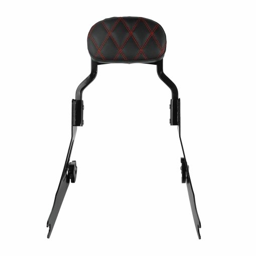 Respaldo destacable SWESGI para Harley Dyna Street Bob FXD FXDB FXDL FXDLS 06-17 almohadilla de diseno de red (Rojo) - Imagen 5