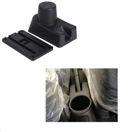 YJYWZH para Mitsubishi Mirage Attrage 2014-2024 Caja de Reposabrazos Caja de Almacenamiento Central de Console Central con 4 Puertos USB Portavasos Reposabrazos de Doble Capa Negro (4 USB Negro con Hilo Negro) - Imagen 2