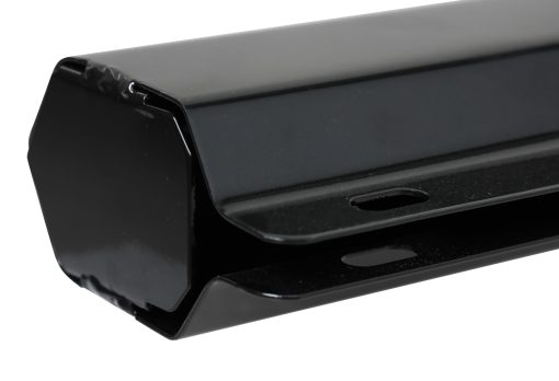 Soporte recto para guardabarros con cinta conspicua, espaciado de perno de montaje de 1-1/8", longitud de 30". Version cromada y version negra (Negra) - Imagen 5