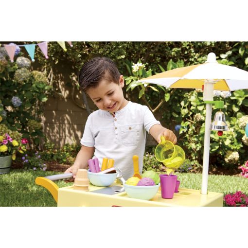 Carrito 2 en 1 de Limonada y Helados de Little Tikes con 25 Accesorios y Pizarra para Ninos de 2 anos en adelante - Imagen 3