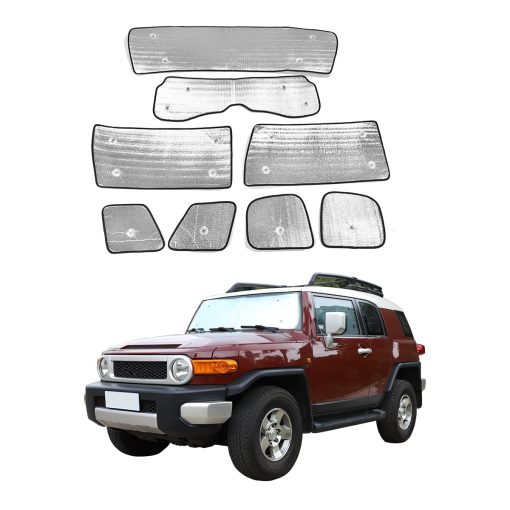 YUECHI para Toyota FJ Cruiser 2007-2021 Protector Solar para Ventana de Vidrio para Coche FJ Cruiser Especial