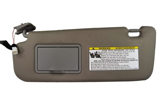 PT Auto Warehouse SNV-HY9307G-LH - Visera para automovil, Gris - con techo corredizo, con luz de tocador, lado del conductor, Reemplaza # 85201-0A750-QS, 852010A750QS