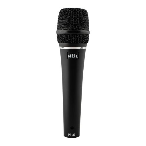 Microfono dinamico Heil PR 37 para aplicaciones en vivo, Microfono XLR para musica en vivo, Amplia respuesta de frecuencia, Sonido ultra claro, Rechazo de ruido trasero superior y construccion duradera - Negro - Imagen 2