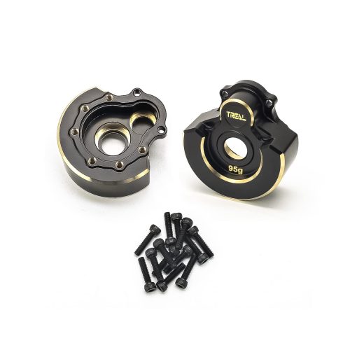 Carcasa de unidad de portal externo de peso pesado de laton Treal (2P) 95g/pc Compatible con 1/10 TRX4 - Imagen 2