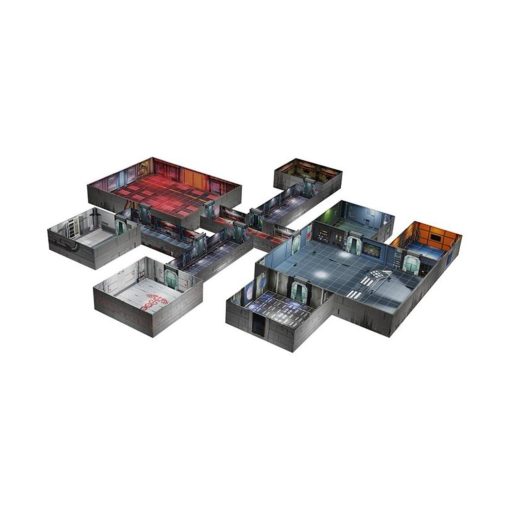 Set de Terreno Modular de Rol Starship Vengeance Tenfold Dungeon de Gale Force Nine con Configuracion Rapida y Escala de 1 x 1 Pulgadas - Imagen 2