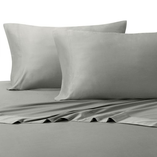 Juego de sabanas de lujo Royal Hotel Bedding suaves como la seda, de Viscosa de Bambu y Mezcla de Algodon, Juego de sabanas de lujo 100%, 60% Viscosa de Bambu y 40% algodon, tamaño King, Gris