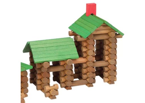Conjunto de Construccion de Madera Tumble Tree Timbers - 450 Piezas. Construye Cabanas de Troncos. Juguete Educativo STEM - Imagen 2