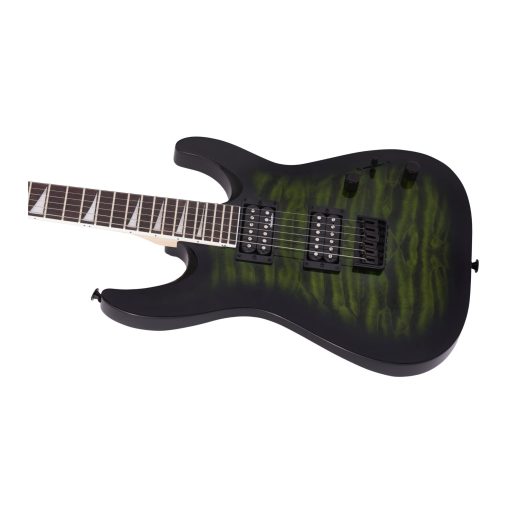 Guitarra Electrica Jackson JS Series Dinky Arch Top JS32Q DKA HT - Transparent Green Burst - Imagen 8