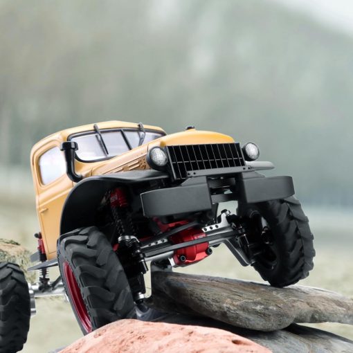 GLOBACT para 1/24 FCX24 Juego de Ejes Delanteros y Traseros del Portal Aumenta Diferencial & Bloqueo de Diferencial Ejes de Metal para FMS FCX24 Power Wagon Smasher Lemur K5 Blazer FCX18 LC80 Upgrade (Plateado) - Imagen 7