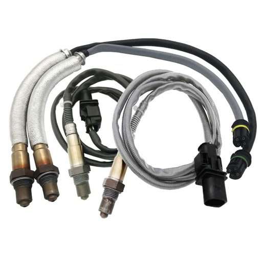 Amrxuts 4pcs Sensor de Relacion Aire/Combustible arriba y abajo Sensor de Oxigeno O2 para BMW E82 E90 E91 128i 328i 328i xDrive X3 X5 11787558073 11787558055 11787545075 11787545074