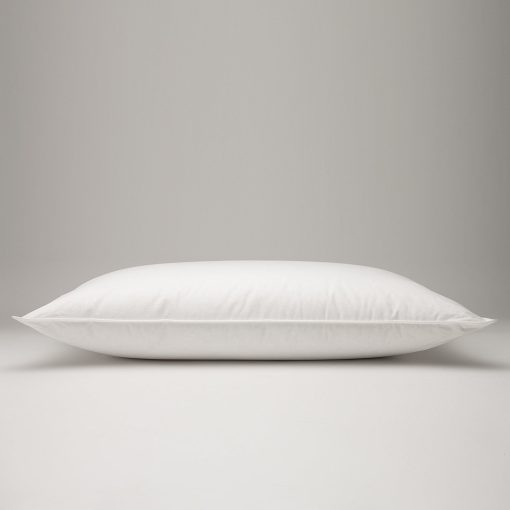 Almohada de plumas de ganso blanco Finefeather, rellena con 550 fill power, firme, con tela 100% algodon (Queen) - Imagen 2