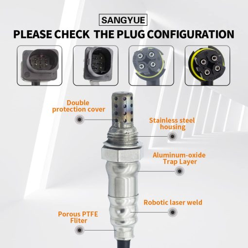 4X Sensor de Oxigeno O2 para 2008 2009 2010 BMW 535i X6 3.0L Arriba + Abajo - Imagen 3