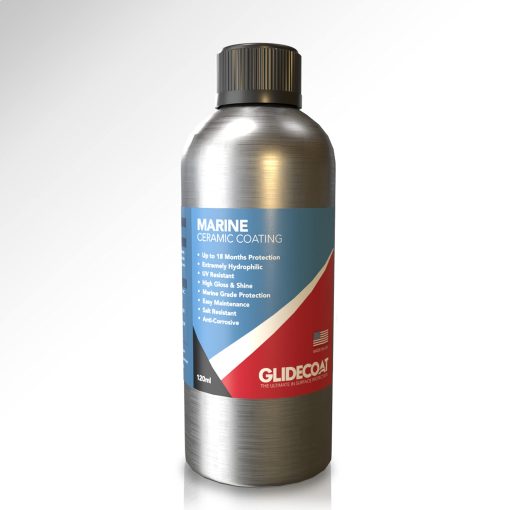 Glidecoat Marine Ceramic Coating (120ml) - Recubrimiento ceramico nano para barcos, autos - Mejor que la cera para autos y mas duradero que un recubrimiento ceramico regular para autos - Recubrimiento extremadamente duradero (120ml)