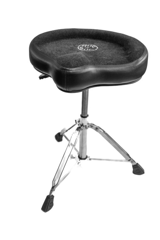 Taburete de bateria con gas Nitro Roc-N-Soc con asiento original, negro
