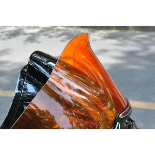 Parabrisas Ventana POWERJAMES 7.0" Alto de PMMA Naranja para Harley Road Glide Ultra ST FLTR 2015-2023 (PMMA Naranja) - Imagen 6
