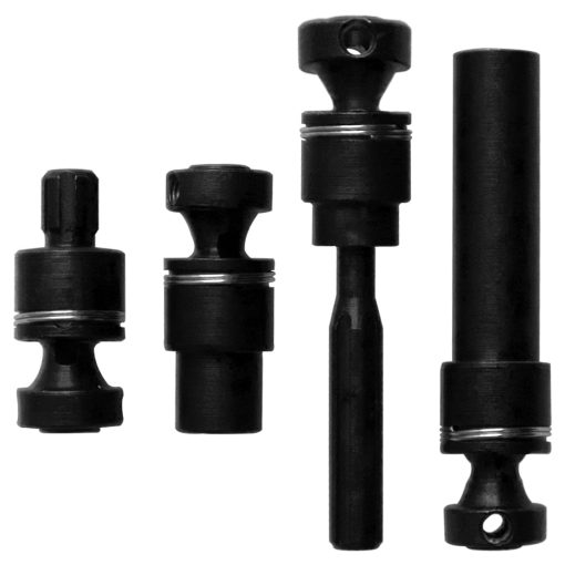 Conjunto de 6Pcs de Eje de Transmision Delantero Trasero Centro Compatible con 1/16 Traxxas E-Revo Erevo Summit Slash 4WD Piezas de Actualizacion de RC #7051 7250R - Imagen 3