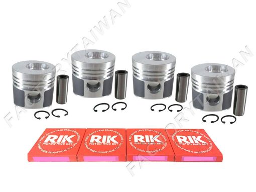 Juego de Piston + Anillo STD para Mitsubishi K4E-DI X 4 PCS