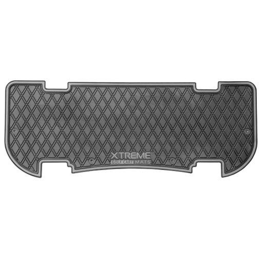 Tapete para Alfombra de Carrito de Golf Xtreme Mats MADJAX para Kits de Asiento Trasero y Reposapies Mirando hacia Atras - Compatible con Kit de Asiento Trasero MADJAX Genesis 250/300 - Detalle GRIS