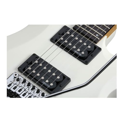 Guitarra Electrica de 6 Cuerdas Schecter C-6FR Deluxe (Diestro, Blanco Satinado) - Imagen 4