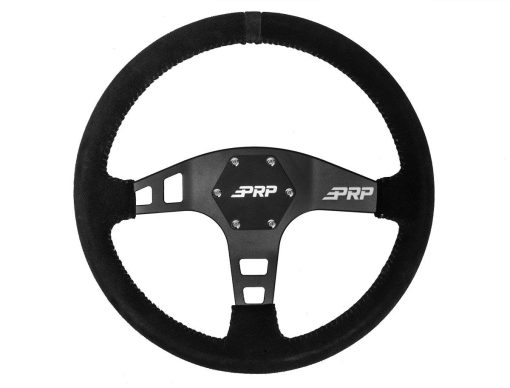 Volante Plano de Gamuza PRP Seats G220, Negro