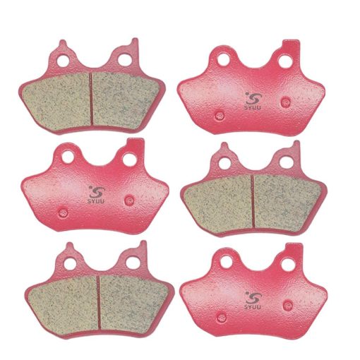 Pastillas de freno de ceramica delanteras y traseras para motocicleta compatibles con Harley Davidson V-Rod VRSCA VRSCB 2002 2003 2004 2005 FA400FR