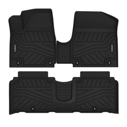 Juego de tapetes para piso Naibeve para Hyundai Ioniq 5 2022 2023 2024 - Consola Inamovible - Ajuste personalizado para Hyundai Ioniq 5 - Tapetes para piso y bandeja de carga a prueba de agua - Accesorios interiores - Imagen 6