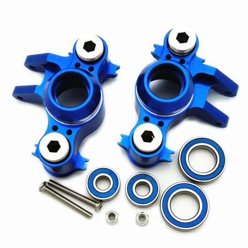 Buje de brazo de pivote de aluminio con rodamientos blindados de goma -4PCS Azul para Traxxas 1/10 Old E-REVO EREVO Summit E-MAXX T-MAXX3.3 Slayer Pro 4X4 5334R - Imagen 5