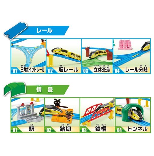 Takara Tomy PLARAIL PLARAIL PLARAIL Best Selection Set, Trenes, Juguetes, 3 Anos, Certificacion de Normas de Seguridad de Juguetes, Certificado ST Mark, Plarail - Imagen 5