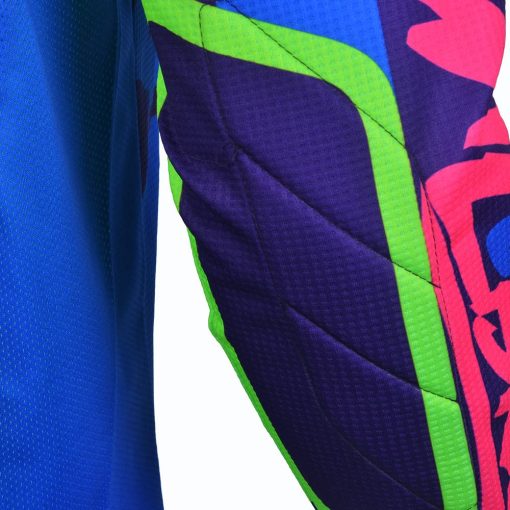 Conjunto de jersey y pantalon de motocross Willbros para hombres y mujeres - Equipo de carreras de motocross para Dirt Bike Offroad MX en color purpura (Jersey XXL Pantalones 38) - Imagen 5