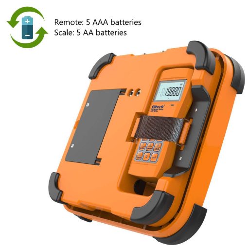 Bascula de refrigerante inalambrica Elitech LMC-310A HVAC Freon Bascula de pesaje 330lbs Control remoto con valvula de carga automatica - Imagen 6