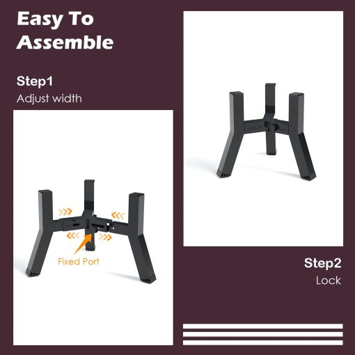 SHAINFUN Elevador de Comederos para Perros, Soporte de Comedero Elevado Ajustable para Tazones de 5.2-7.8" de Ancho, Comederos de Comida y Agua para Perros Medianos Pequenos, 7.8in de Altura (Tazon No Incluido) - Imagen 6
