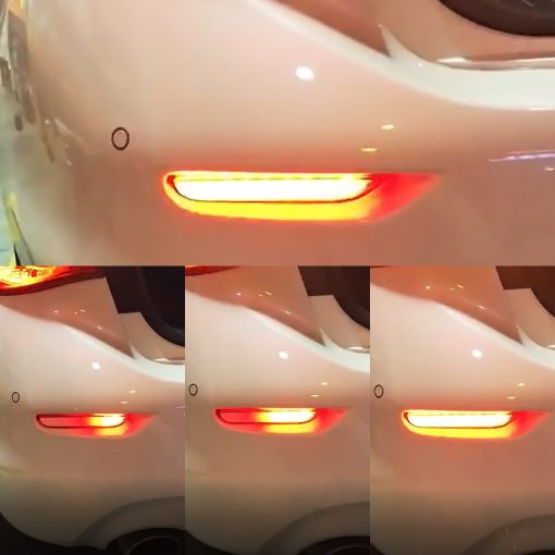 KMD LED Reflector Trasero para Parachoques con Secuencialidad de Luces al Frenar, Girar y Conexion Plug and Play para Infiniti Q50 Q50L - Imagen 6