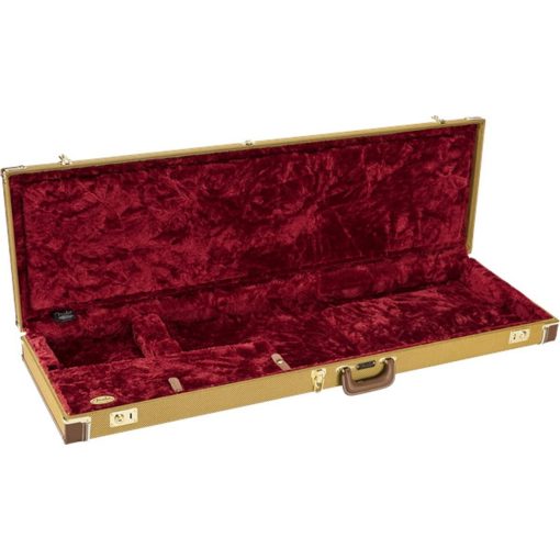Estuche de Madera de la Serie Clasica de Fender, Precision Bass/Jazz Bass, Tweed - Imagen 2