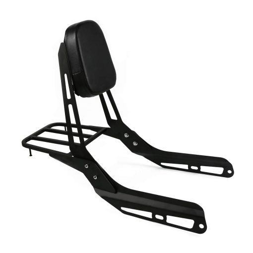 COPART Respaldo de Sissy Bar de Moto para Honda VTX1800 2002-2008 VTX1300 N R S 2003-2006 con Cojin y Rejilla de Equipaje