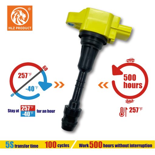 BOBINA DE ENCENDIDO DE ALTO RENDIMIENTO HLZ PRODUCT 22448-ZE00A 22448-ZE00C 22448ZE00C UF-551 UF551 C1672 JUEGO DE 8 COMPATIBLE CON INFINITI QX56 NISSAN ARMADA NV2500 NV3500 PATHFINDER TITAN 5.6 V8 VK56DE - Imagen 2