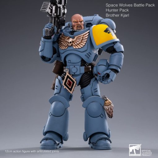 Figura de Accion JoyToy Warhammer 40K 1/18 Space Wolves Battle Hunter Pack (Conjunto de 4 Figuras) - Imagen 6