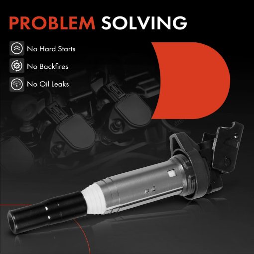Conjunto de 6 Bobinas de Encendido de Motor A-Premium Compatible con BMW 325i 325Ci 328i 330Ci 335i 435i 525i 528i 530i 535i 640i 740i E60 E61 E70 E71 E82 E88 E90 E91 E93 F30 E85 E89 12137571643 - Imagen 7