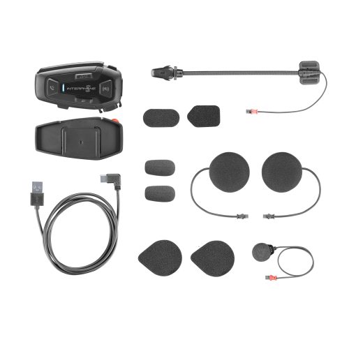 Interphone Cellularline, Intercom para Motocicleta con Comunicacion Mesh, Modelo U-Com 8R, Hasta 24 Motoristas, Distancia 1.6 Km, Duracion 18 horas, Compatible con Sena, TFT y GPS, Impermeable, Universal - Imagen 7
