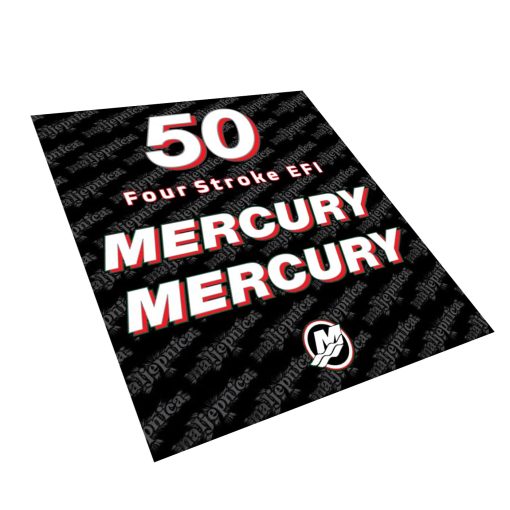 Juego de Pegatinas de Repuesto Postventa para Mercury 50 Four Stroke EFI (2006-2012)