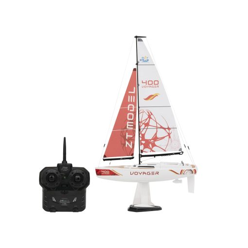 PLAYSTEAM Voyager400 Velero a Motor RC de 2.4GHz en Rojo - 26" de Alto - Imagen 2