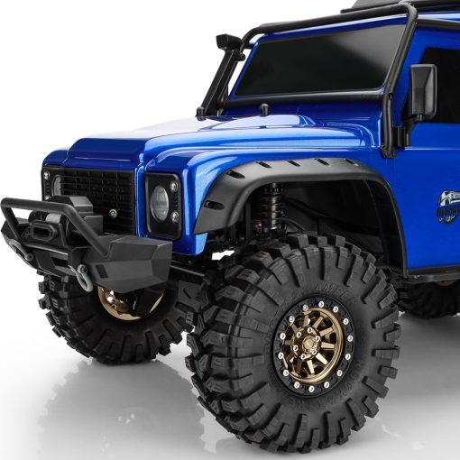 Llantas Beadlock de 1.9 pulgadas de aluminio de EPINON con Buje de Rueda de 10 radios para RC Crawler TRX4 TRX6 Axial SCX10 I II III 90046 AXI03007 Redcat GEN7 GEN8 RC4WD D90 (Cafe) - Imagen 2
