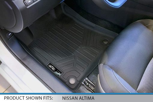 Juego de alfombrillas SMARTLINER a medida para la primera fila de asientos Negro Compatible con Nissan Altima 2019-2023 - Imagen 2