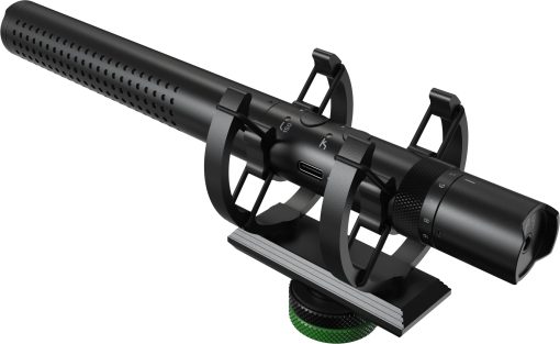 Microfono de cañon profesional Mackie con salida USB y bateria recargable (EM-98MS) - Imagen 3
