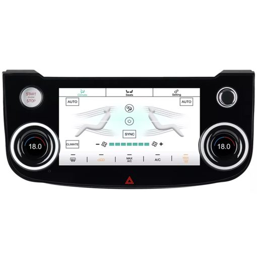 Panel de Control de Aire Acondicionado Climatizado de Pantalla Tactil LCD de 7 Pulgadas para Jaguar XE XEL F-Pace 2015-2022