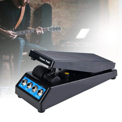 Pedal de Volumen para Guitarra Daphon DF1511A Pedal de Volumen Estereo DJ con Perilla de Ajuste de Amplitud Control Preciso de Volumen Entrada y Salida Dual - Imagen 5
