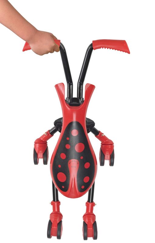Scramblebug Beetle Balance Bike | Juguete de Desarrollo de 4 Ruedas para Equilibrio y Confianza en Bebes | Ideal para Interiores y Exteriores | Plegable para Guardar y Viajar | Regalo de Cumpleanos, Pascua para Bebes de 1-2 Anos - Imagen 3